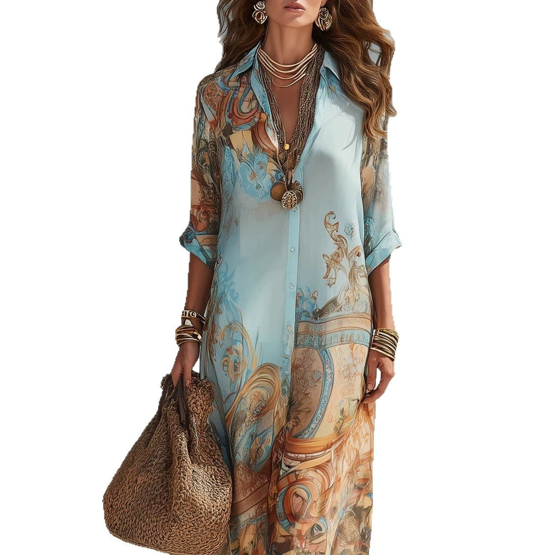 Vintage Flowy Dress