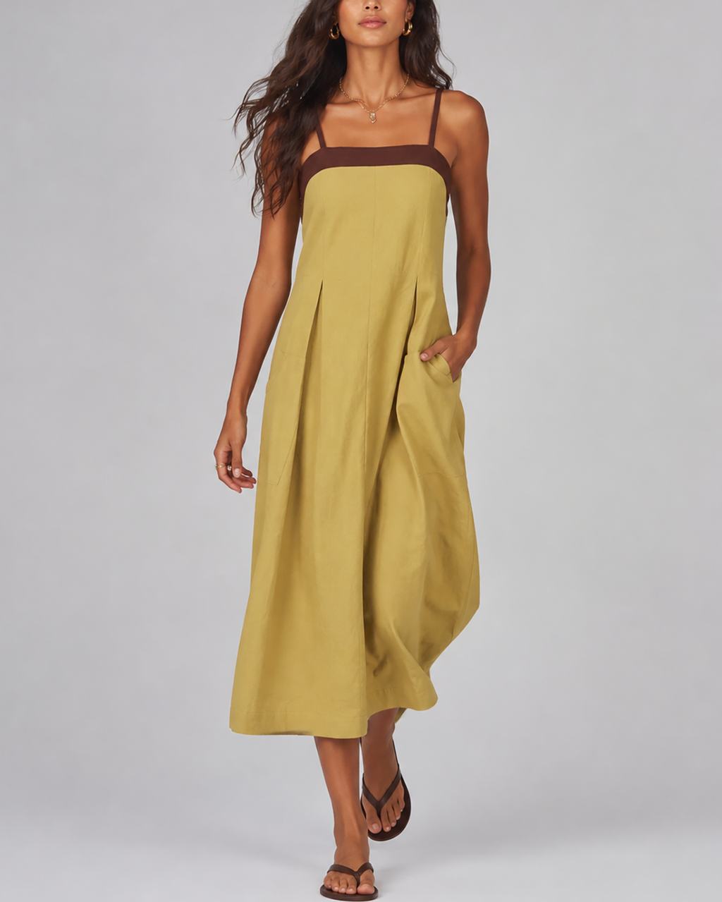 Spaghetti Strap Loose Dress