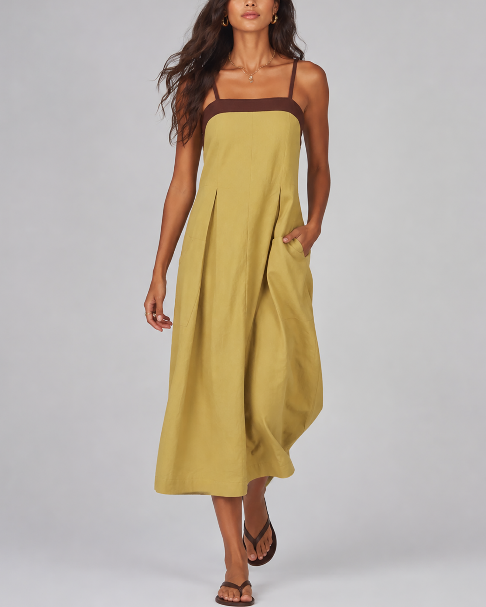Spaghetti Strap Loose Dress