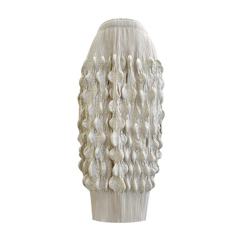 High Waist Pleated Skirt