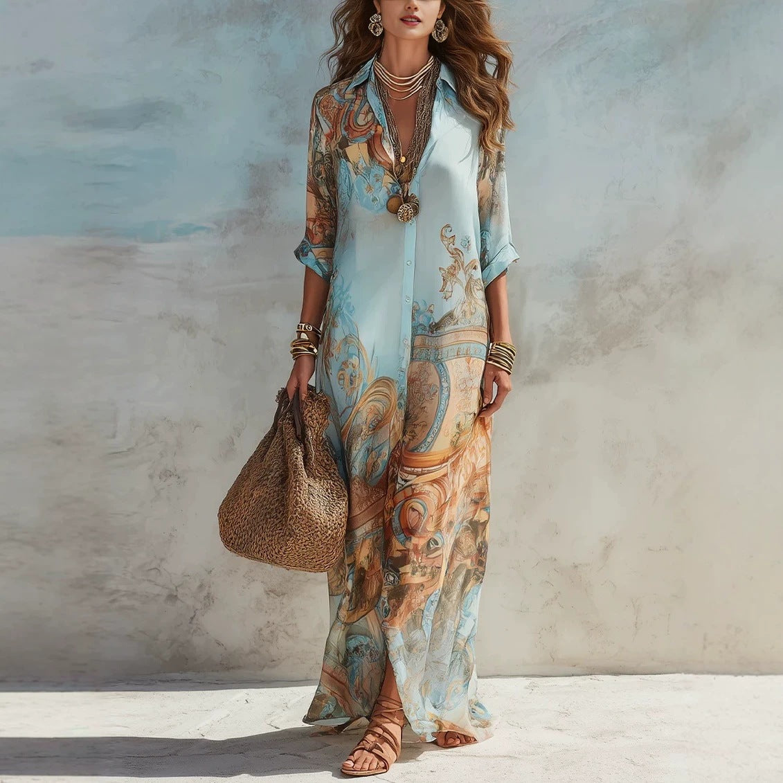 Vintage Flowy Dress