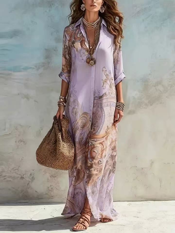 Vintage Flowy Dress